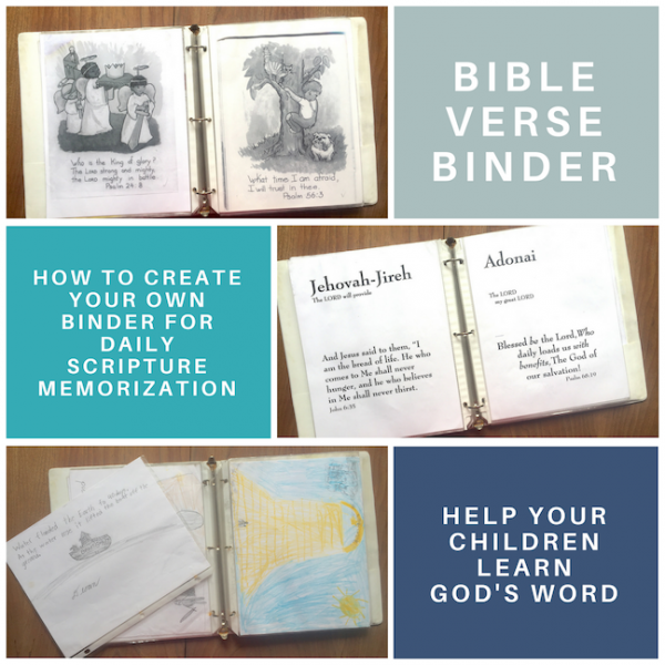 Bible Verse Memorization Binder For Kids - Forget Him Knot