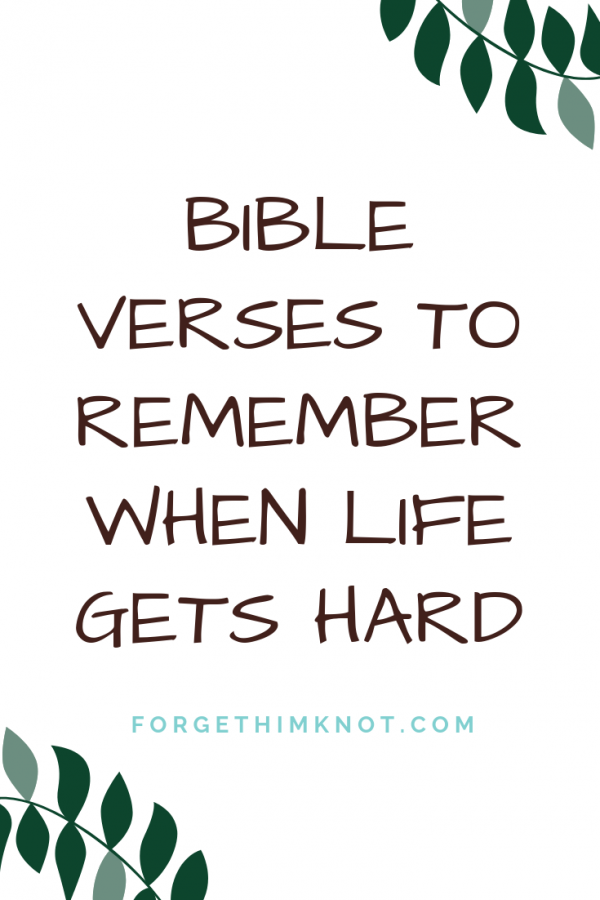 52 Back To School Bible Verses Free Printable - Forget Him Knot