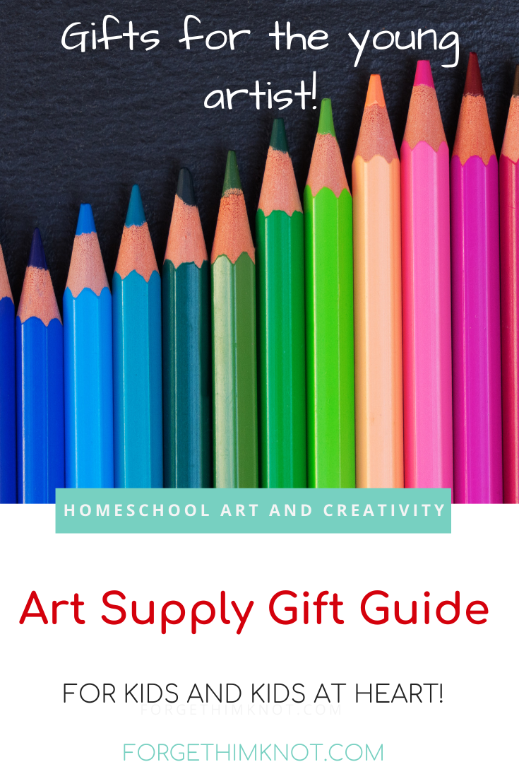 Art Supplies Gift Guide For Kids And Kids At HeART - Forget Him Knot