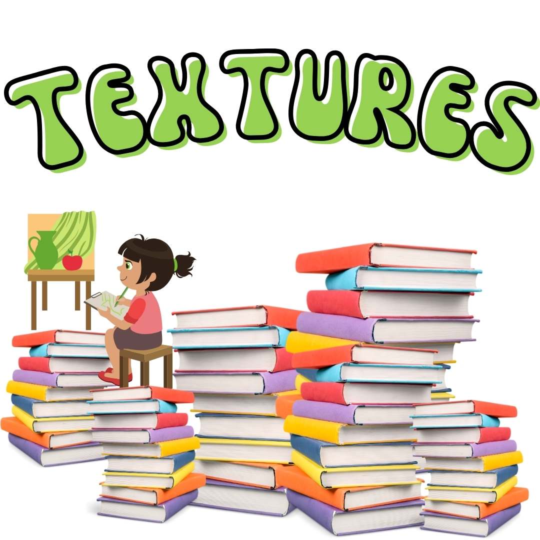 Art Books for Kids- Elements of Art: Textures - Forget Him Knot