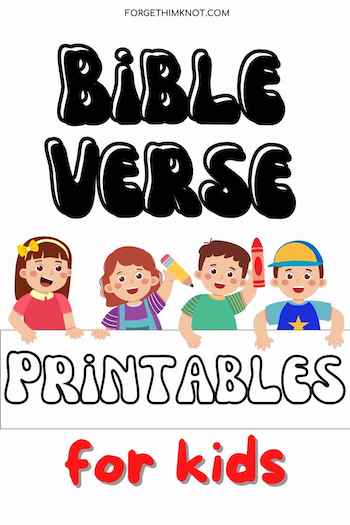 Ultimate guide to Bible Verse Printables for Kids