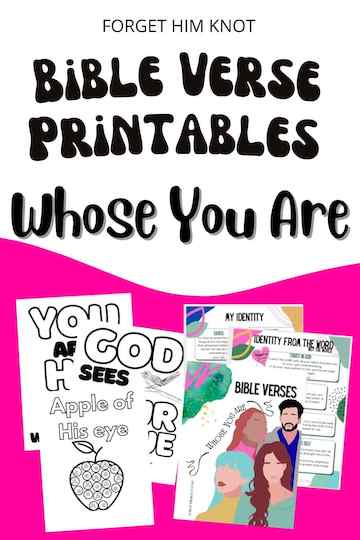 Whose you are Bible verse printables free