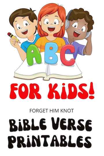 ABC Bible verse printables for kids