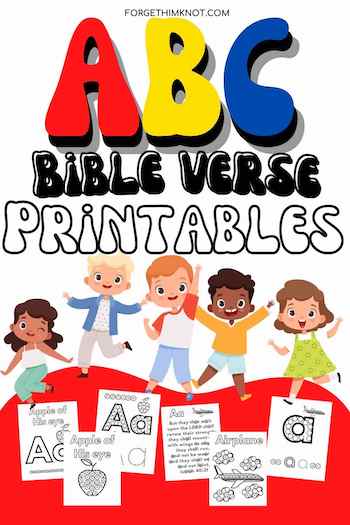ABC Bible verse printables for kids