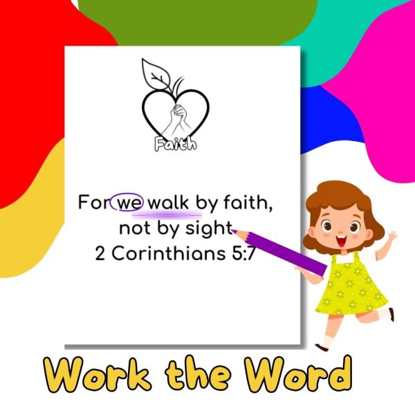 Fruit of the Spirit Work the Word printables for Kids