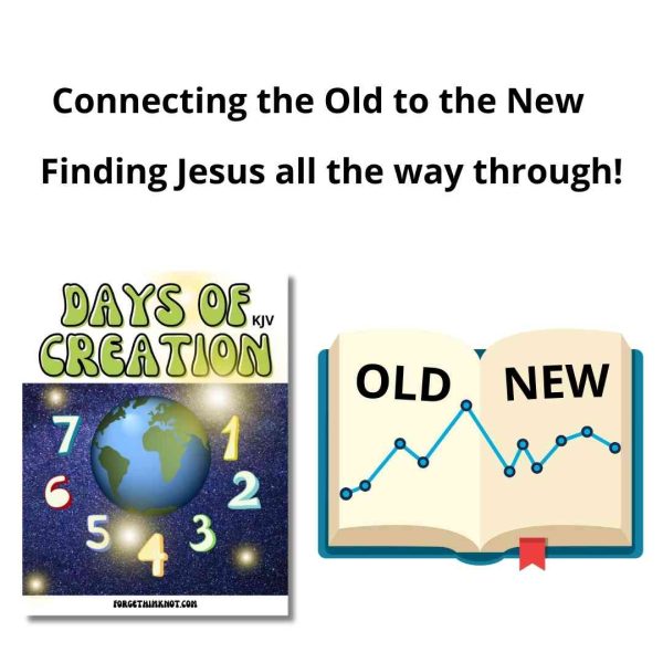 Days of Creation for kids connecting the Old and New Testaments