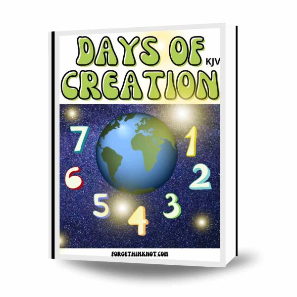 Days of Creation Printables for Kids